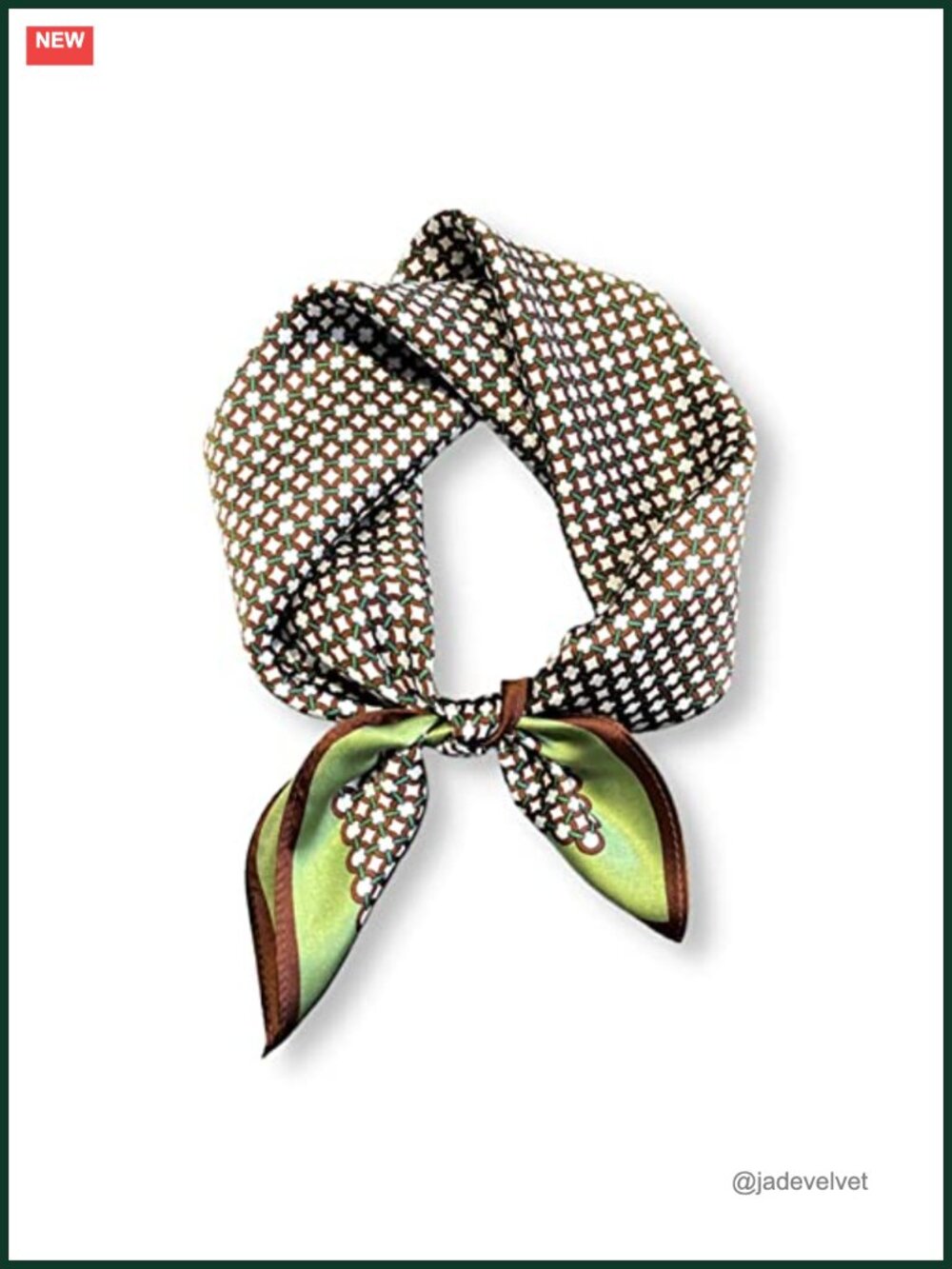 100% Mulberry Silk Neck Scarf for Women, 21x21 Square